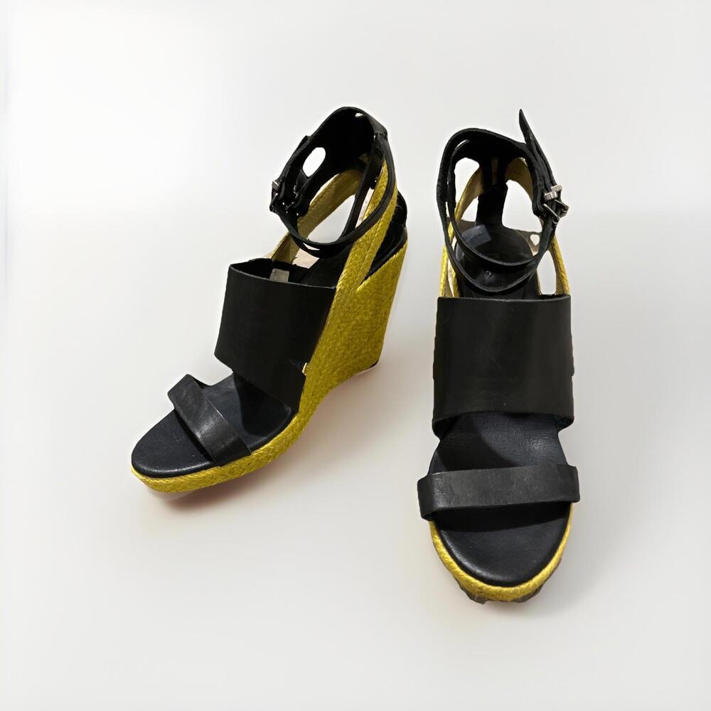 GORGEOUS DIESEL ALMA ESPADRILLE WEDGES ANKLE STRAPS SIZE US10 VGC RP $500+